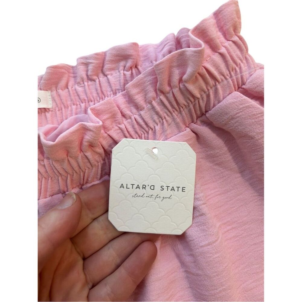 Altar'd State Pink Wide Leg Pants